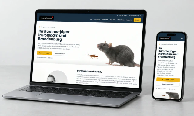 Herr Lehmann: Webdesign, Lokaler Dienstleister