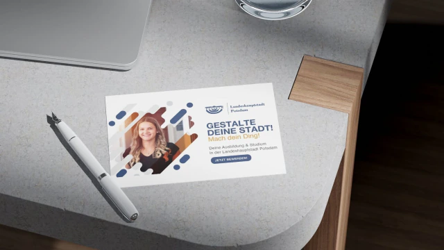 Landeshauptstadt Potsdam: Print-Design, Social Media